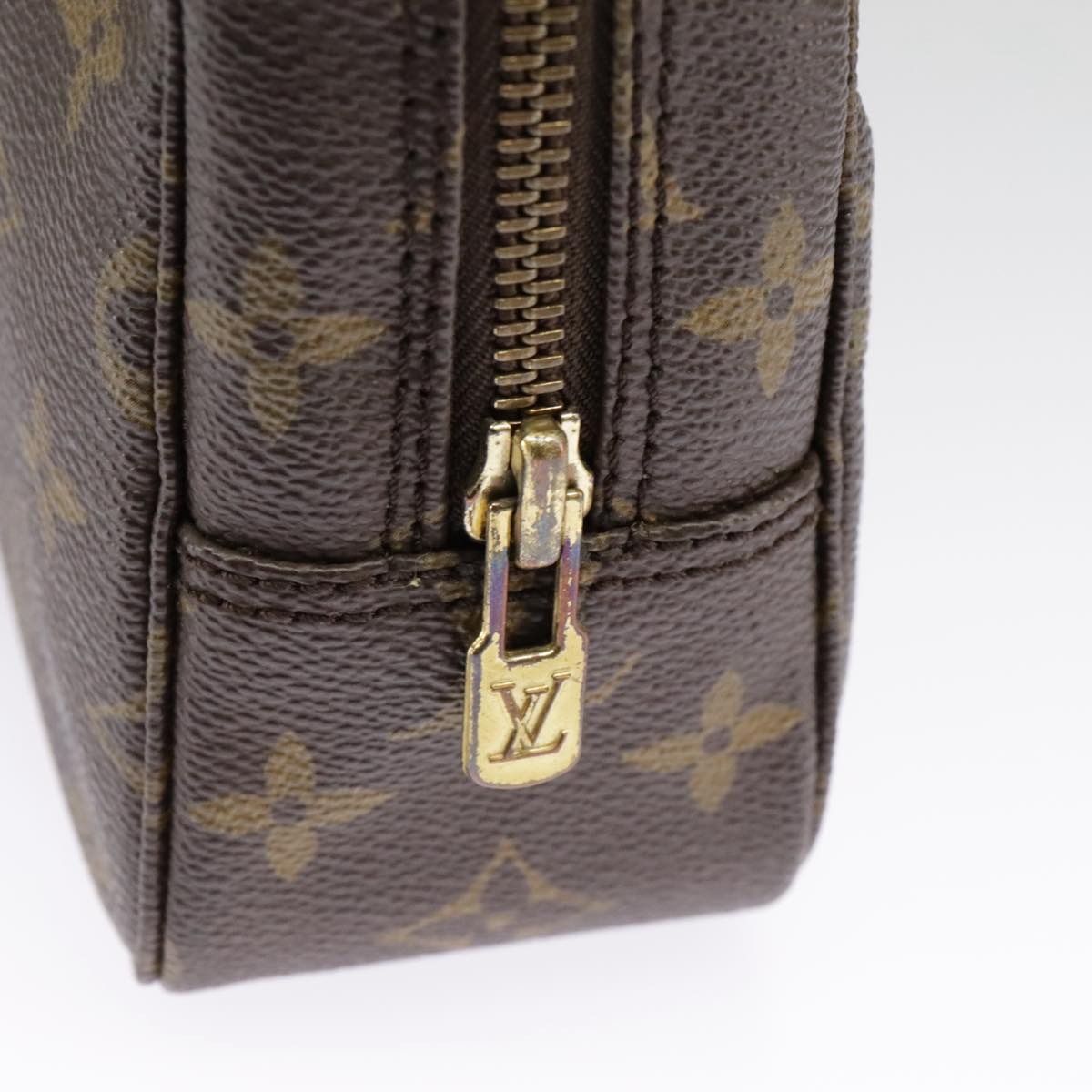 LOUIS VUITTON Monogram Trousse Toilette 23 Clutch Bag M47524 LV Auth yk15875