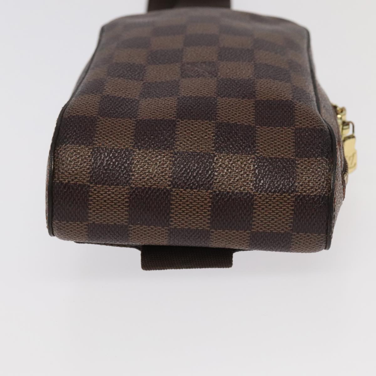 LOUIS VUITTON Damier Ebene Geronimos Shoulder Bag N51994 LV Auth yk15876