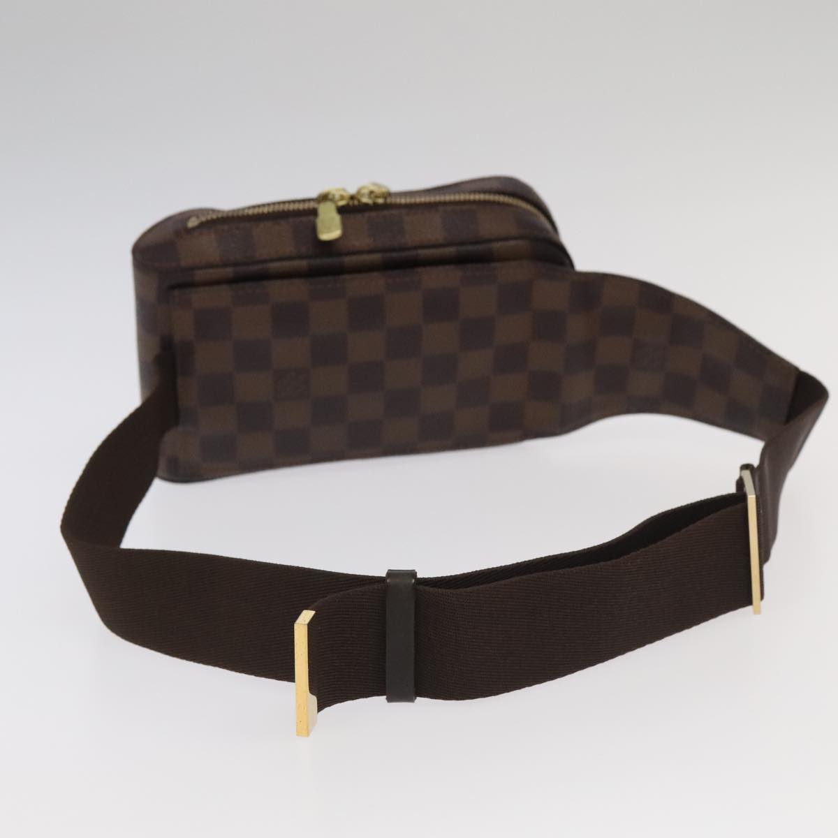 LOUIS VUITTON Damier Ebene Geronimos Shoulder Bag N51994 LV Auth yk15876