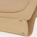 CHANEL Matelasse Chain Shoulder Bag Cotton Beige CC Auth yk15878-12