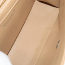 CHANEL Matelasse Chain Shoulder Bag Cotton Beige CC Auth yk15878-18