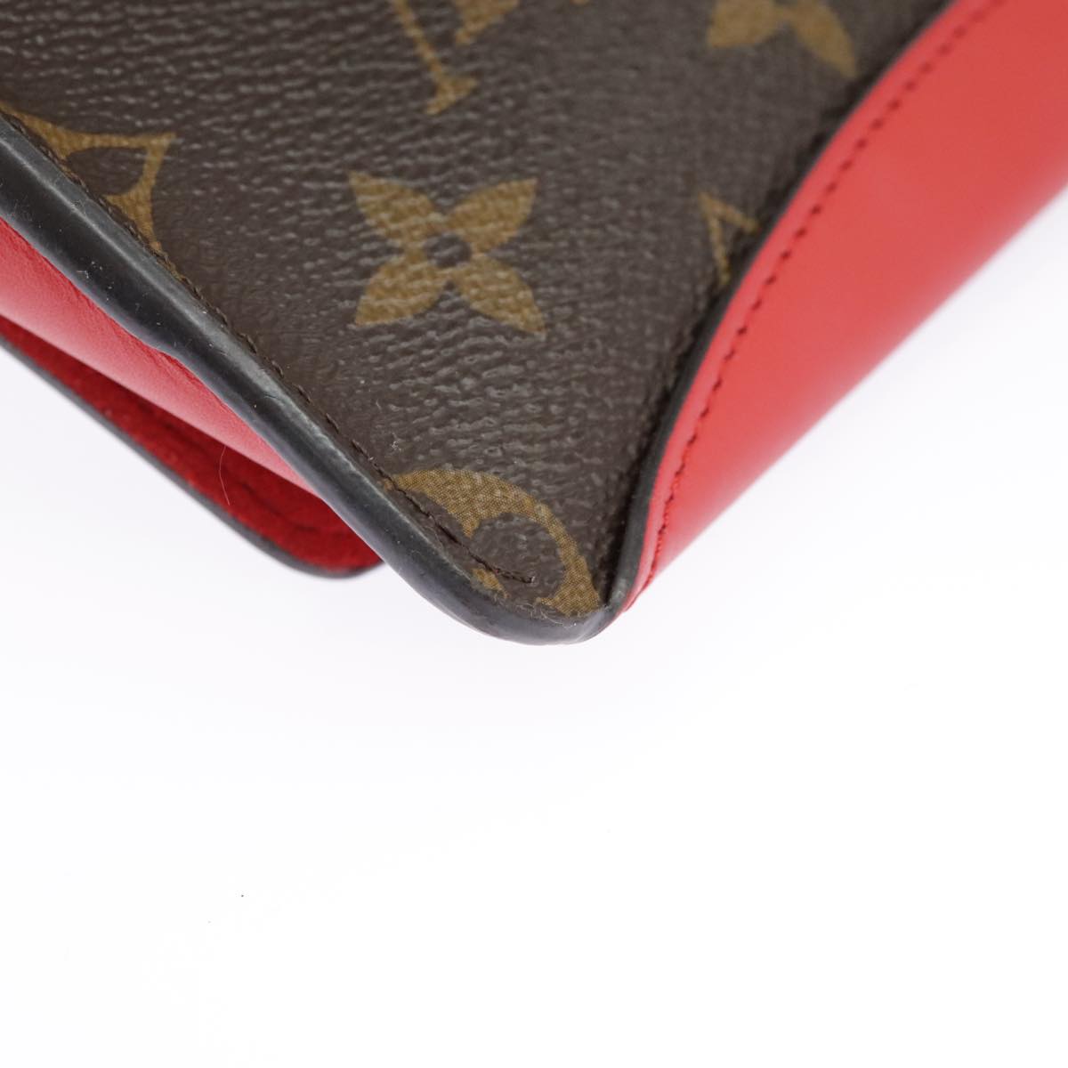 LOUIS VUITTON Monogram Etui Lunette Woody Glasses Case GI0372 LV Auth yk15885