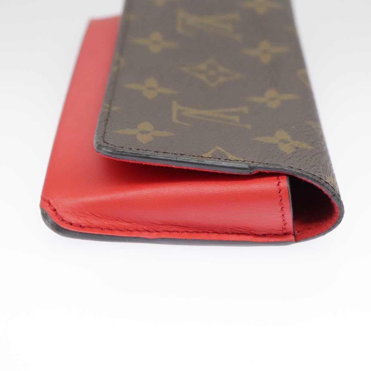 LOUIS VUITTON Monogram Etui Lunette Woody Glasses Case GI0372 LV Auth yk15885