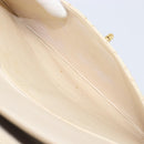 CHANEL Matelasse Double Flap Chain Hand Bag Leather Beige Gold CC Auth yk15889A-28