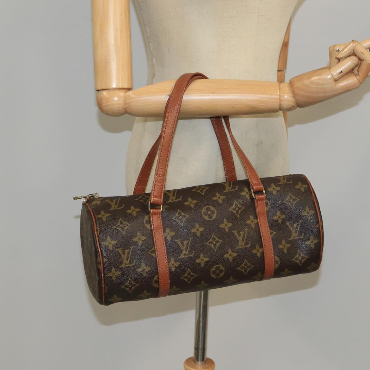 LOUIS VUITTON Monogram Papillon 30 Hand Bag M51385 LV Auth yk15890