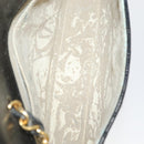 CHANEL Bicolore Chain Deca COCO Mark Bag Lamb Skin Black CC Auth yk15897-10