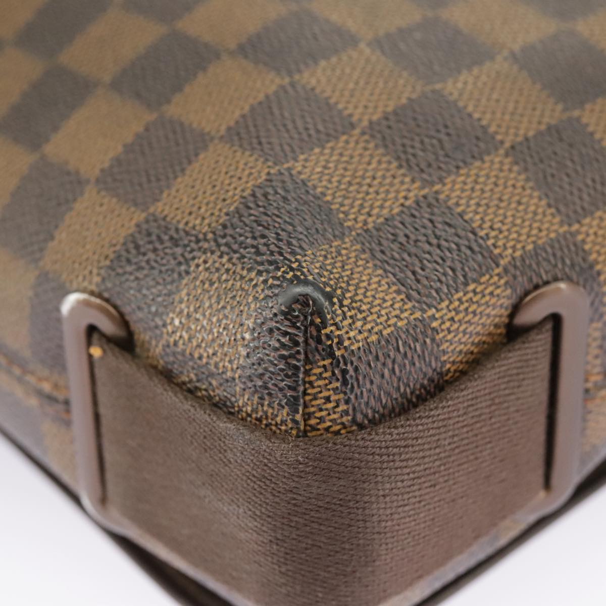 LOUIS VUITTON Damier Ebene Brooklyn PM Shoulder Bag N51210 LV Auth yk15898