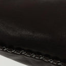 CHANEL Chain Hand Bag Lamb Skin Brown CC Auth yk15907AM-8