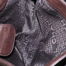 CHANEL Chain Hand Bag Lamb Skin Brown CC Auth yk15907AM-23