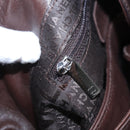 CHANEL Chain Hand Bag Lamb Skin Brown CC Auth yk15907AM-26