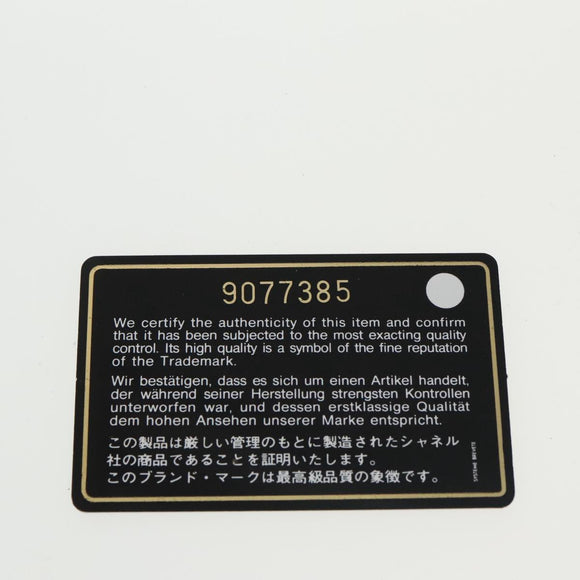 CHANEL Chain Hand Bag Lamb Skin Brown CC Auth yk15907AM