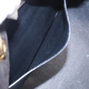 CHANEL Matelasse Chain Hand Bag Lamb Skin Black Gold CC Auth yk15908A-11