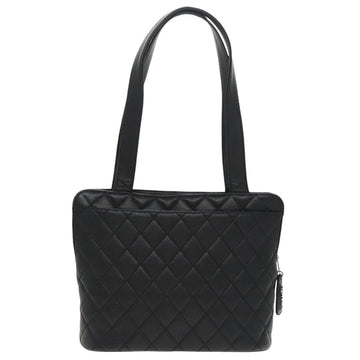 CHANEL Matelasse Tote Bag Caviar Skin Black CC Auth yk15918AV - 0