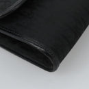 Christian Dior Trotter Canvas Chain Shoulder Bag Black Gold Auth yk15936-15