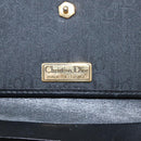 Christian Dior Trotter Canvas Chain Shoulder Bag Black Gold Auth yk15936-18