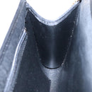 Christian Dior Trotter Canvas Chain Shoulder Bag Black Gold Auth yk15936-20