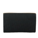 Christian Dior Trotter Canvas Chain Shoulder Bag Black Gold Auth yk15936-2