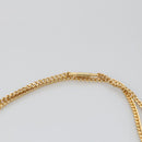 Christian Dior Trotter Canvas Chain Shoulder Bag Black Gold Auth yk15936-8