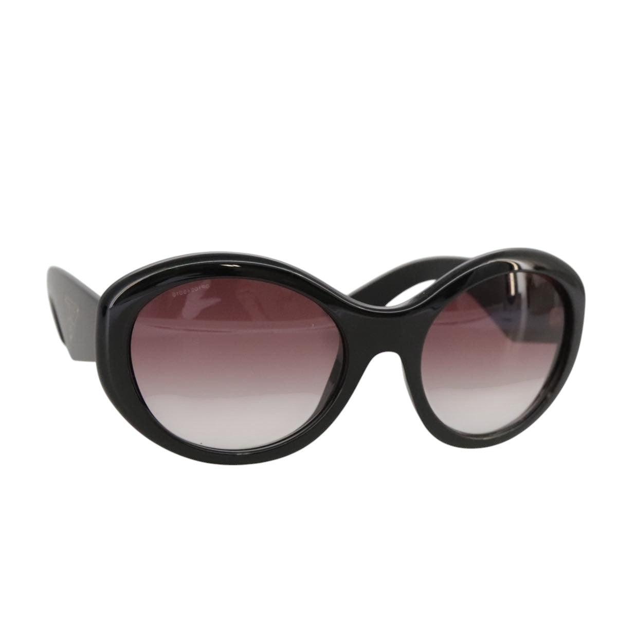 PRADA Sunglasses plastic Black Auth yk15947