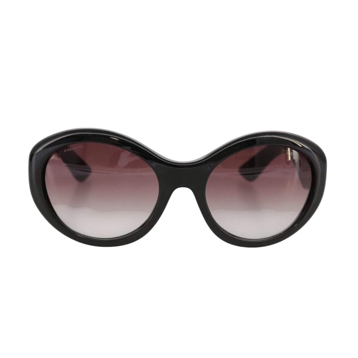 PRADA Sunglasses plastic Black Auth yk15947