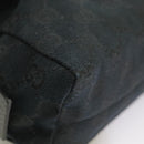 GUCCI GG Canvas Pouch Black Silver 29595 Auth yk15951V-7