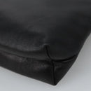 Salvatore Ferragamo Shoulder Bag Leather Black Gold Auth yk15984-15