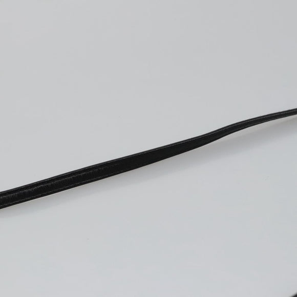 Salvatore Ferragamo Shoulder Bag Leather Black Gold Auth yk15984