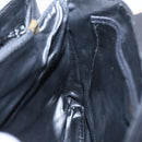 CELINE Hand Bag Leather Black Brown Gold Auth yk15986-21