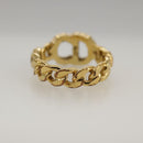 Christian Dior Ring metal Gold Auth yk15994-3