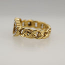 Christian Dior Ring metal Gold Auth yk15994-5