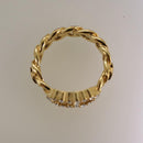 Christian Dior Ring metal Gold Auth yk15994-7