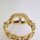 Christian Dior Ring metal Gold Auth yk15994-8
