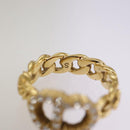 Christian Dior Ring metal Gold Auth yk15994-9