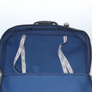 GUCCI GG Supreme Travel Case PVC Leather Navy Gold Auth yk16004-10