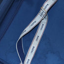 GUCCI GG Supreme Travel Case PVC Leather Navy Gold Auth yk16004-24