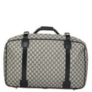 GUCCI GG Supreme Travel Case PVC Leather Navy Gold Auth yk16004-2