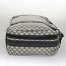 GUCCI GG Supreme Travel Case PVC Leather Navy Gold Auth yk16004-3