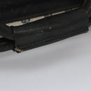 GUCCI GG Supreme Travel Case PVC Leather Navy Gold Auth yk16004-7