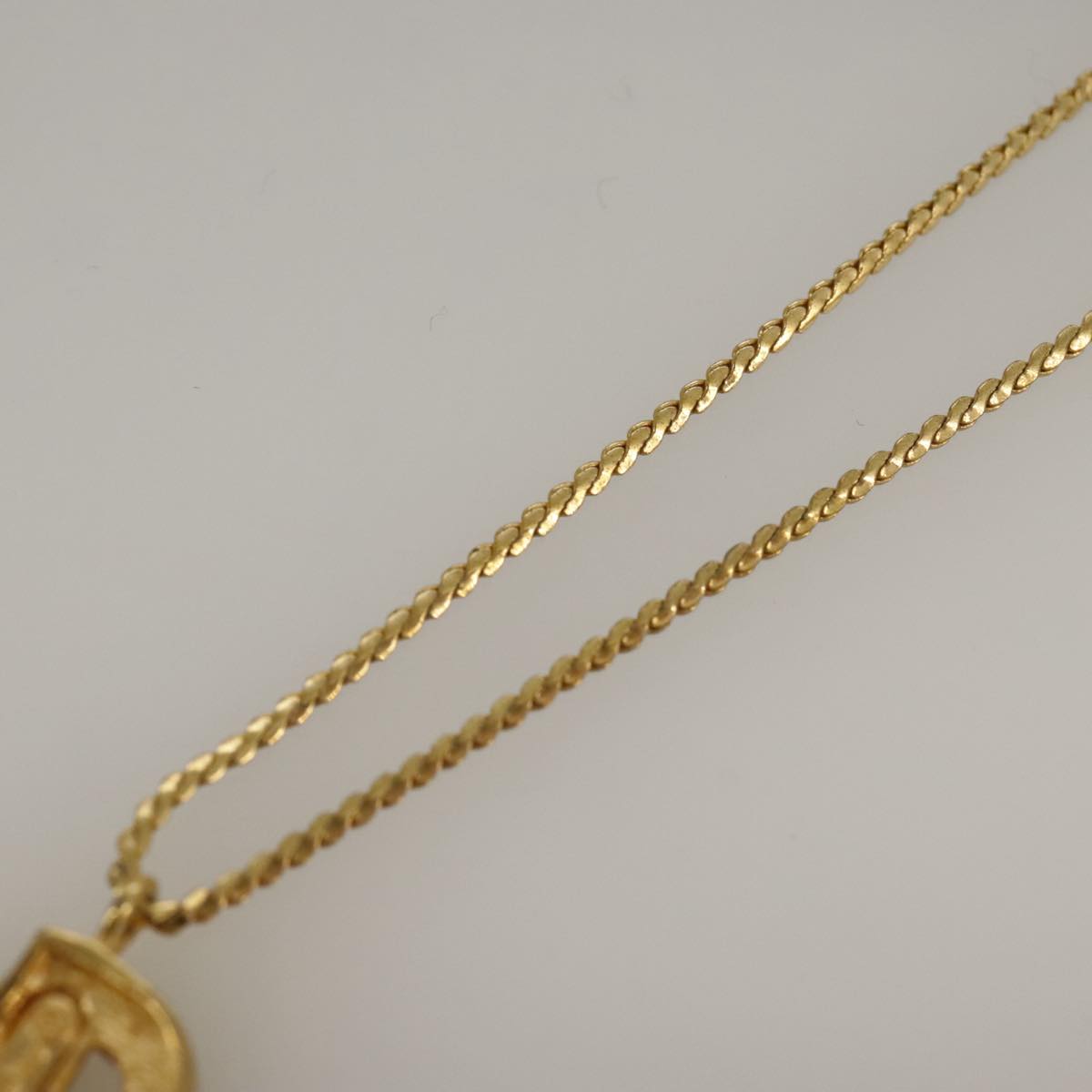 Christian Dior Necklace metal Gold Auth yk16005