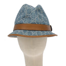 GUCCI GG Canvas Hat Denim L Blue Auth yk16007V-13