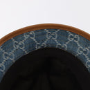 GUCCI GG Canvas Hat Denim L Blue Auth yk16007V-8