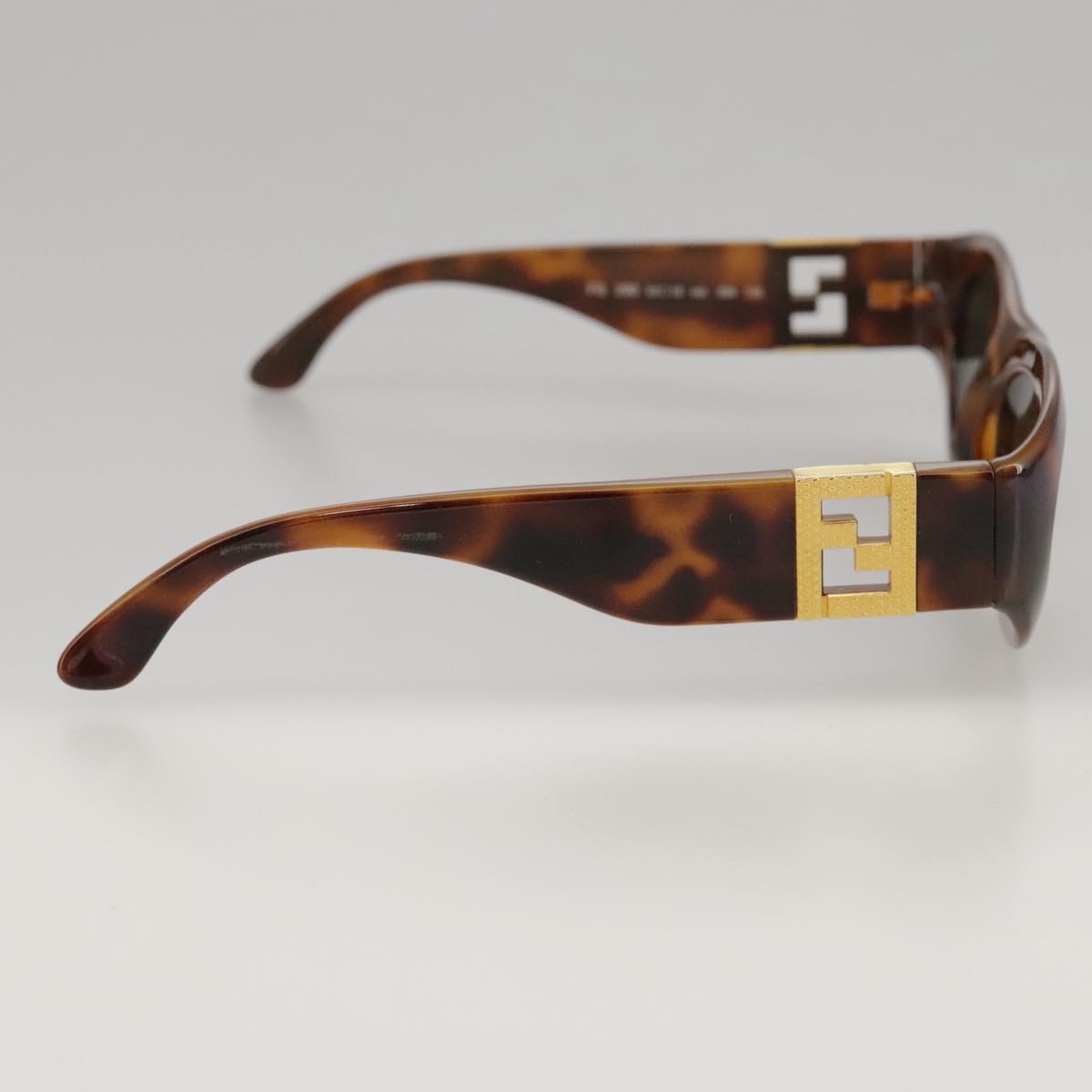 FENDI Sunglasses plastic Brown Auth yk16009