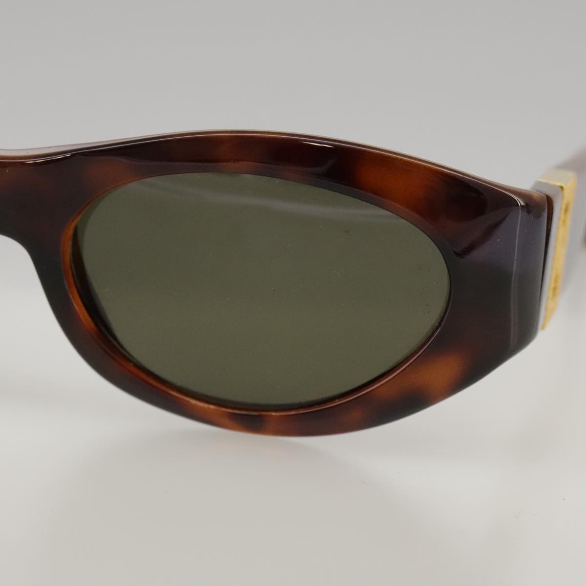 FENDI Sunglasses plastic Brown Auth yk16009