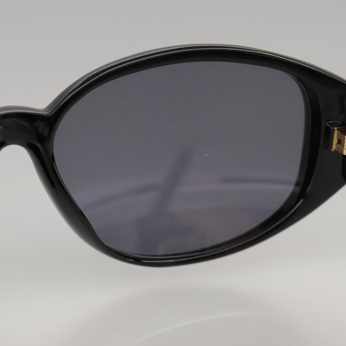 SAINT LAURENT Sunglasses plastic Black Auth yk16011