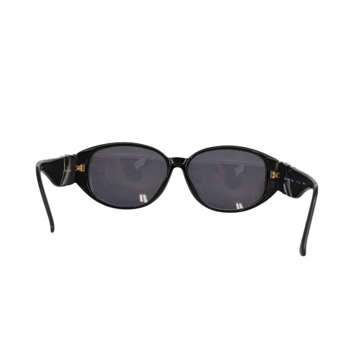 SAINT LAURENT Sunglasses plastic Black Auth yk16011