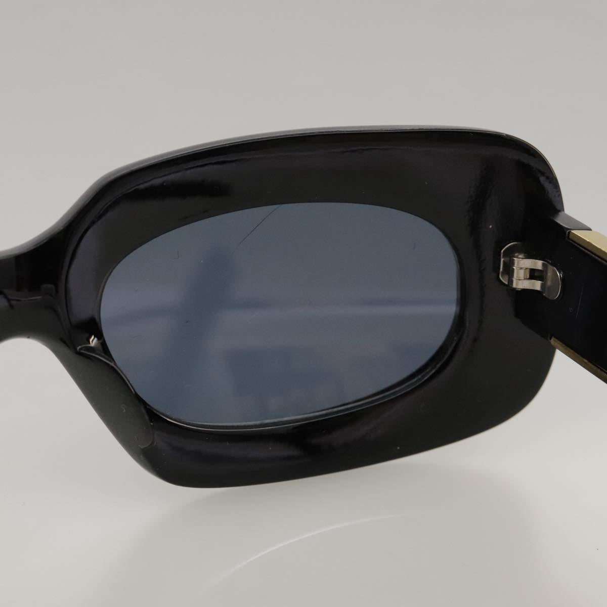 VERSACE Sunglasses plastic Black Auth yk16017