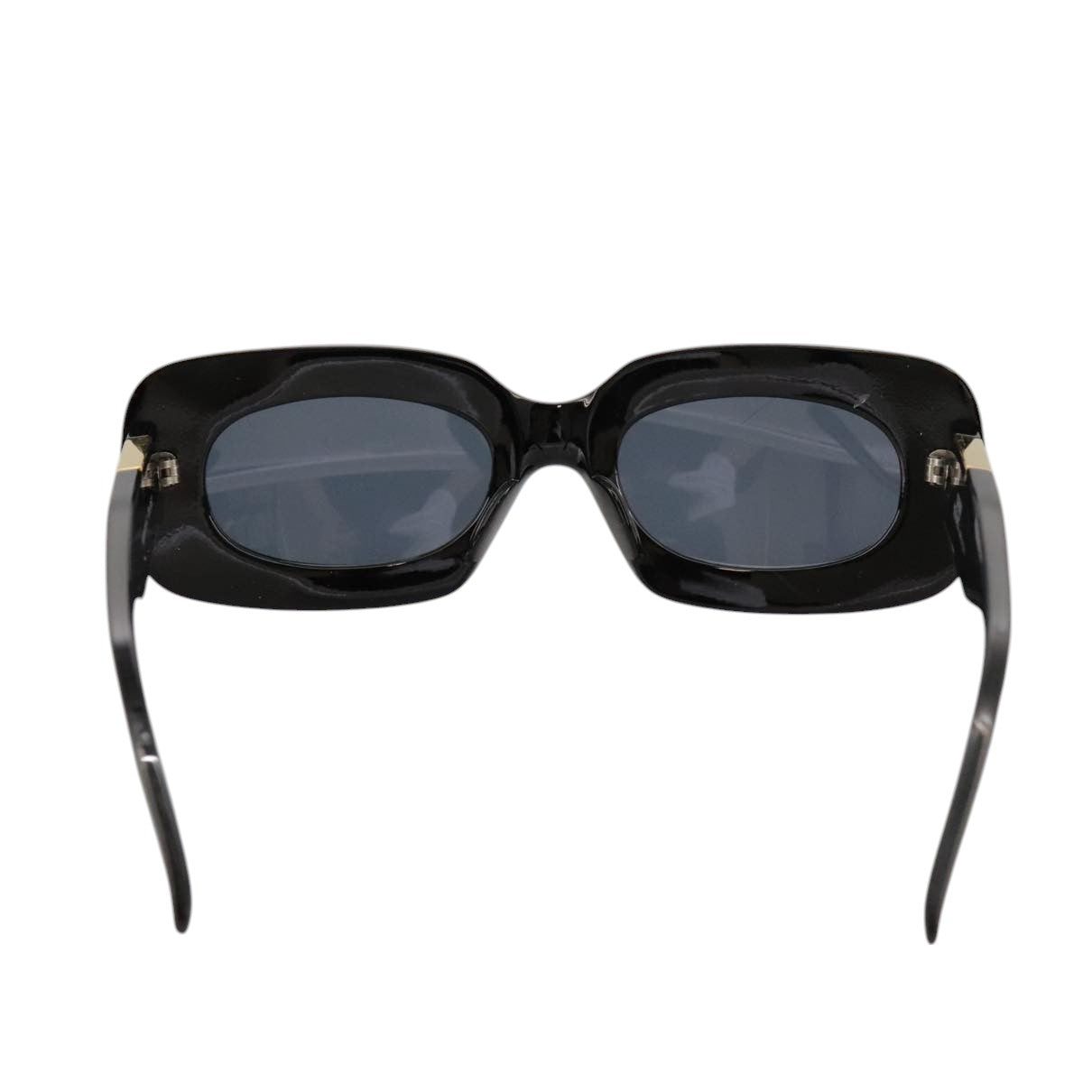 VERSACE Sunglasses plastic Black Auth yk16017