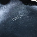 Christian Dior Trotter Canvas Chain Shoulder Bag Black Auth yk16037-18