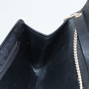 Christian Dior Trotter Canvas Chain Shoulder Bag Black Auth yk16037-20