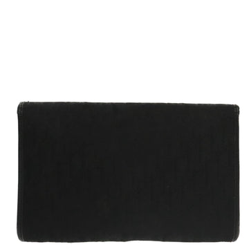 Christian Dior Trotter Canvas Chain Shoulder Bag Black Auth yk16037 - 0